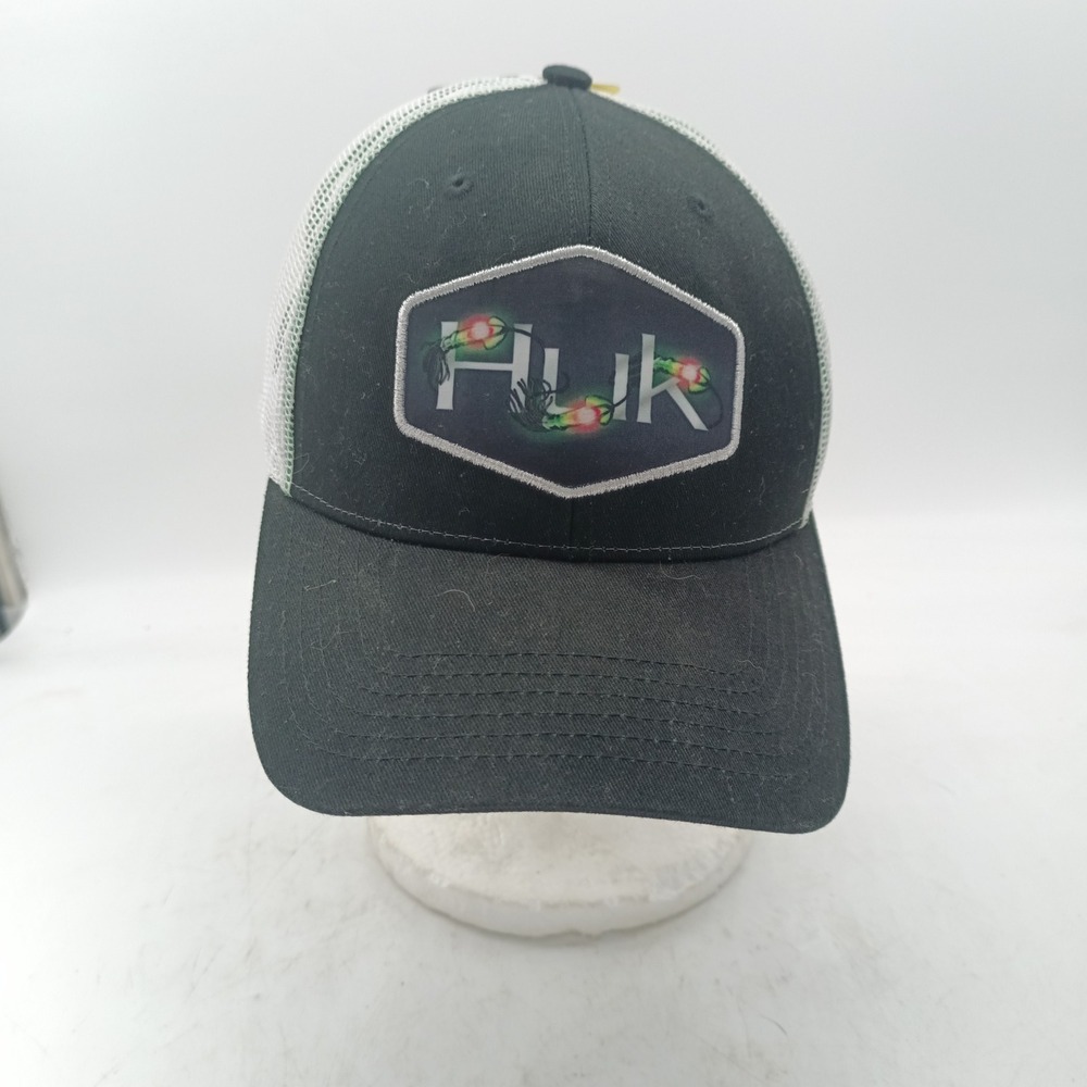 Huk Merry Squidmas Holiday Trucker Hat Black White H3000255 #8